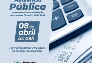Audiência Pública será transmitida ao vivo pela rede social do Município de Guaíra