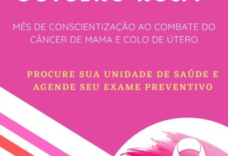 Outubro Rosa terá ações on-line e reforço do preventivo em grupos prioritários em Foz do Iguaçu