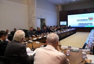 Reunião Secretariado,com o governador em exercicio Darci Piana.
Foto Gilson Abreu ANPr