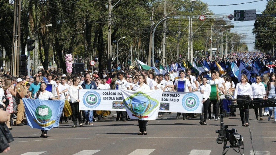 Desfile cívico de Cascavel terá novo percurso