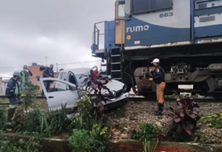 Homem morre esmagado por trem em Curitiba; veja vídeo