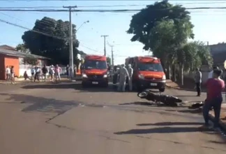 Câmeras de segurança mostram grave acidente no Guarujá em Cascavel