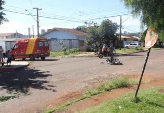 Moradores já solicitaram diversas vezes a pintura de sinalização - Foto:Fábio Donegá