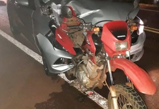 Motociclista morre após ser arrastado por 140 metros em Ubiratã