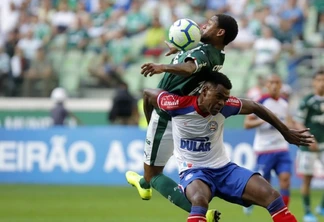 No Allianz Parque, Palmeiras e Bahia empatam em 2 a 2
