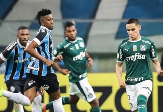 Grêmio e Palmeiras empatam em 1 a 1 pela 15ª rodada do Brasileirão