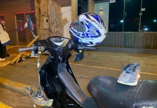 Motociclista fica em estado grave após acidente no centro de Cascavel