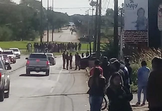 Manifestação ameaça fechar ponte em Guaíra por morte de homem