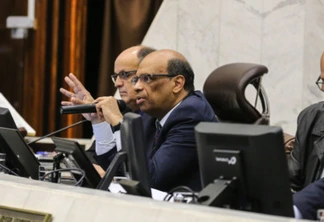 O secretário Renê Garcia Junior, de Estado da Fazenda (SEFA), participa nesta quarta-feira (27), de uma audiência pública  na Assembleia Legislativa do Paraná (ALEP), para apresentação dos dados do Governo relativos ao cumprimento das metas fiscais do terceiro quadrimestre de 2018.  Curitiba, 27/02/2019 -  Foto: Geraldo Bubniak/ANPr