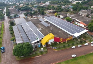 Apoio financeiro do Sicredi resultou na criação de uma das maiores plantas de energia solar do Brasil - 
Créditos: Sérgio Souza