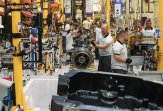 Governador Carlos Massa Ratinho Junior durante visita a fábrica da New Holland. - Curitiba, 25/05/2019 - Foto: Rodrigo Félix Leal/ANPr