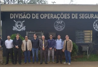 Comitiva do Paraguai visita unidades penais de Foz do Iguaçu