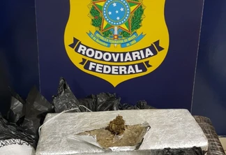 Homem tenta fugir da Polícia mas é pego transportando maconha no Oeste