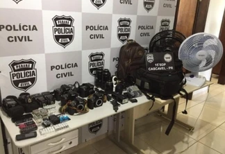 Polícia Civil recupera R$ 70 mil em equipamentos fotográficos e prende responsável