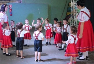 Encontro de danças para crianças será neste sábado à tarde no Pavilhão Alemão em Marechal