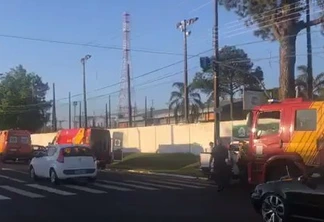 Acidente deixa duas vítimas em estado grave em Cascavel