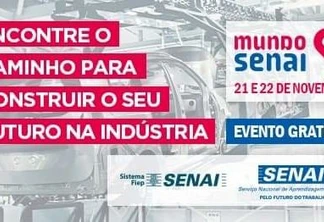 Sistema Fiep promove 11º Mundo Senai nos dias 21 e 22 de novembro