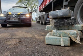 Duas toneladas de maconha são apreendidas em carga de milho no Paraná