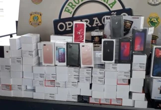 Contrabando: Receita já apreendeu quase US$ 7,2 milhões em celulares