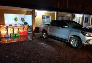Polícia Rodoviária de Cascavel recupera veículo roubado e apreende 641kg de maconha