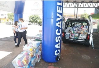 Provopar continua arrecadação de alimentos no antigo Terminal Oeste em Cascavel