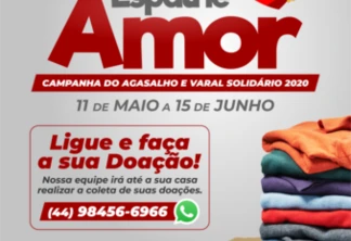 Espalhe Amor: Guaíra lança Campanha do Agasalho e Varal Solidário 2020