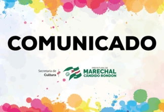 Marechal Rondon abre cadastro para agentes e profissionais da cultura