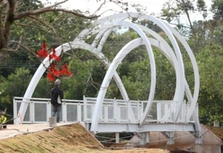 Com obras na ponte, previsão é que Lago Municipal reabra na próxima semana