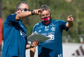 Técnico iniciou os trabalhos e promete mudanças 
Foto: Alexandre Vidal/Flamengo
