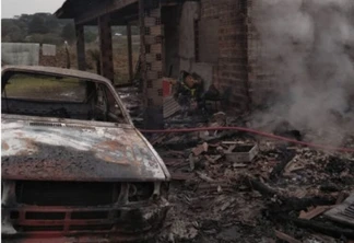Duas crianças morrem carbonizadas durante incêndio em Turvo
