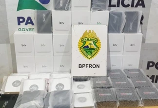 BPFron apreende em Cascavel aparelhos que poderiam ser usados para pirataria de sinal em Cascavel-PR