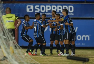 Vitória em Caxias dá mais tranquilidade ao Grêmio. Foto: Fotos: Lucas Uebel | Grêmio FBPA