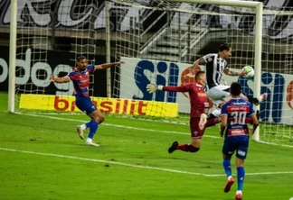 Ceará engatou a terceira vitória seguida.foto: Thiago Gadelha/SVM