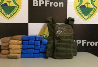 Exército Brasileiro e BPFron apreendem drogas em Guaíra-PR