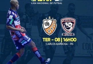 Cascavel Futsal entra em quadra pela Liga Nacional