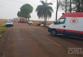 Duas pessoas morrem em grave acidente em Palotina