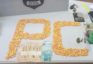 Rapaz é preso com 624 comprimidos de ecstasy em Palotina