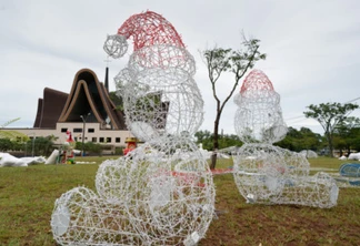 Tudo pronto para o Natal de Luzes da Itaipu. Abertura será neste sábado (5)