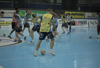 Cascavel Futsal se prepara para a partida de ida contra o Campo Mourão