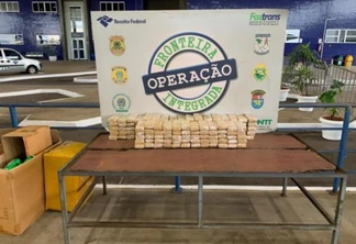 Receita Federal e Exército Brasileiro apreendem 200 quilos de maconha na Ponte Internacional da Amizade