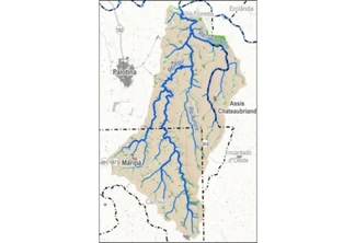 Instituto Água e Terra (IAT), vinculado a Secretaria de Estado do Desenvolvimento Sustentável e do Turismo (Sedest), está notificando 1.165 usuários, possivelmente, irregulares da bacia do Rio Azul para regularização de outorgas. A Bacia está localizada nos municípios de Maripá, Palotina e Assis Chateaubriand.  -  Foto: Divulgação IAT