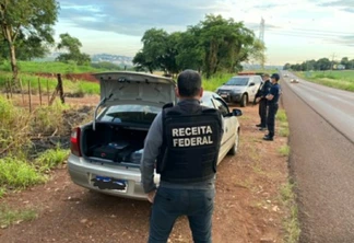 Receita Federal retém carga de eletrônicos em São Pedro do Iguaçu