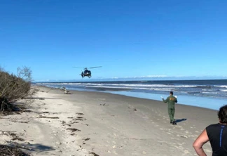 Cinco pessoas são salvas no Litoral e na RMC no fim de semana, pelo Grupo de Operações Aéreas