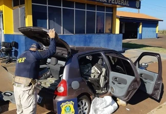 PRF apreende quase 300 quilos de maconha em Santa Terezinha do Itaipu