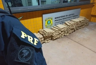 Traficante é preso transportando 317 kg de maconha