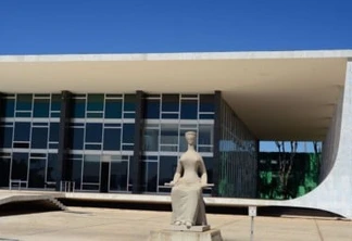 Fachada do edifício sede do Supremo Tribunal Federal - STF