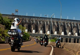 Encontro deve reunir 100 motocicletas na usina de Itaipu no dia 18 de julho