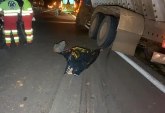 Ciclista morre atropelado por caminhão na BR-277 em Cascavel 