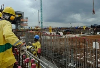 Rio de Janeiro - O prefeito Eduardo Paes inaugura sala de visitação do Museu do Amanhã, em construção no Pier Mauá, na zona portuária do Rio. Na foto o canteiro de obras do Museu do Amanhã.