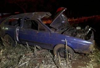 Jovem morre após capotar veículo no interior de Marechal Rondon